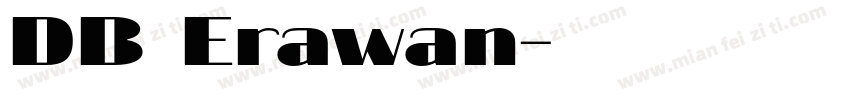 DB Erawan字体转换